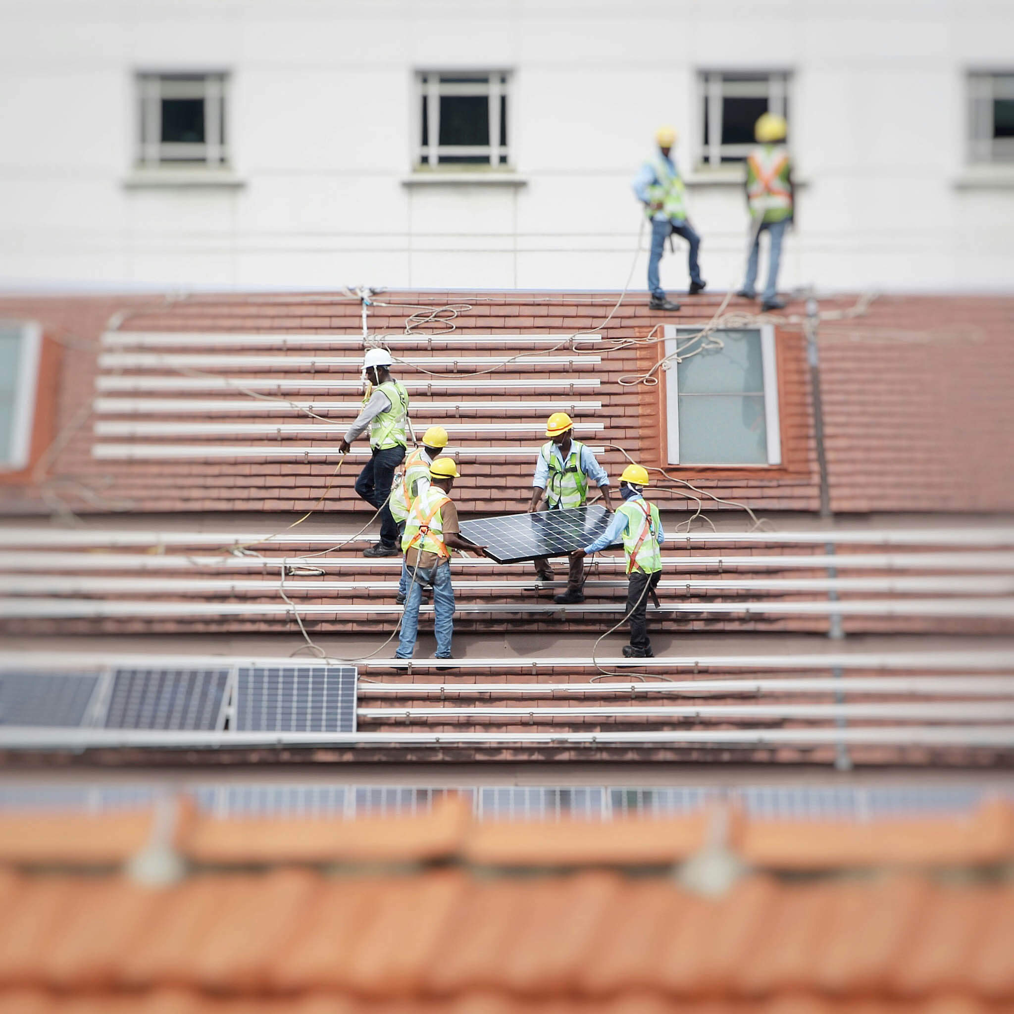 solar power installation